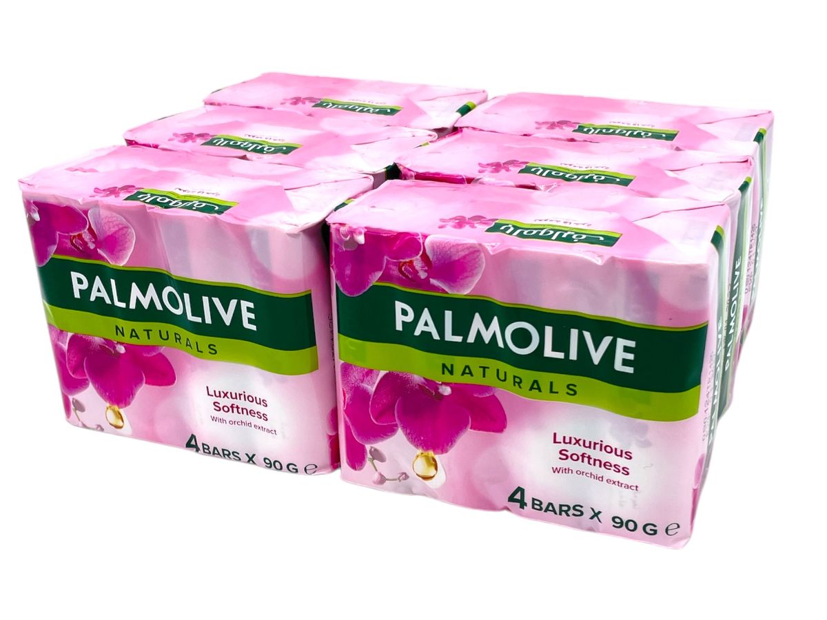 Palmolive håndsåpe, orchid extract 6x(4x90g)